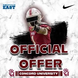 Blessed to receive an offer from Concord University! <a href="/CoachReid99/">Kareem Reid</a> <a href="/OLCoachWilder51/">Coach Jabari Wilder Ed.S</a> <a href="/McEachernFtball/">McEachern Football</a> <a href="/ConcordFootball/">Concord University Football</a> <a href="/coach_lease/">Nate Lease</a>
