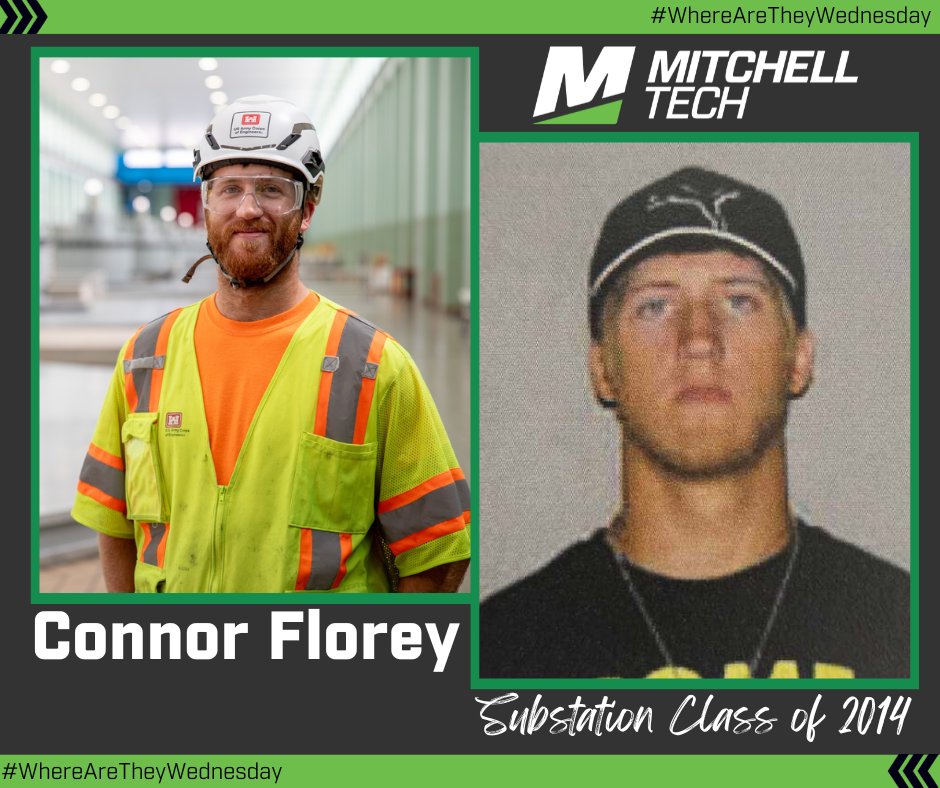 Connor Florey (#MTCPowerline '13 & #MTCSubstation '14), a power plant electrician at Fort Randall Dam near Pickstown, is bringing energy to the @OmahaUSACE. #BeTheBest #MitchellTech #WhereAreTheyWednesday