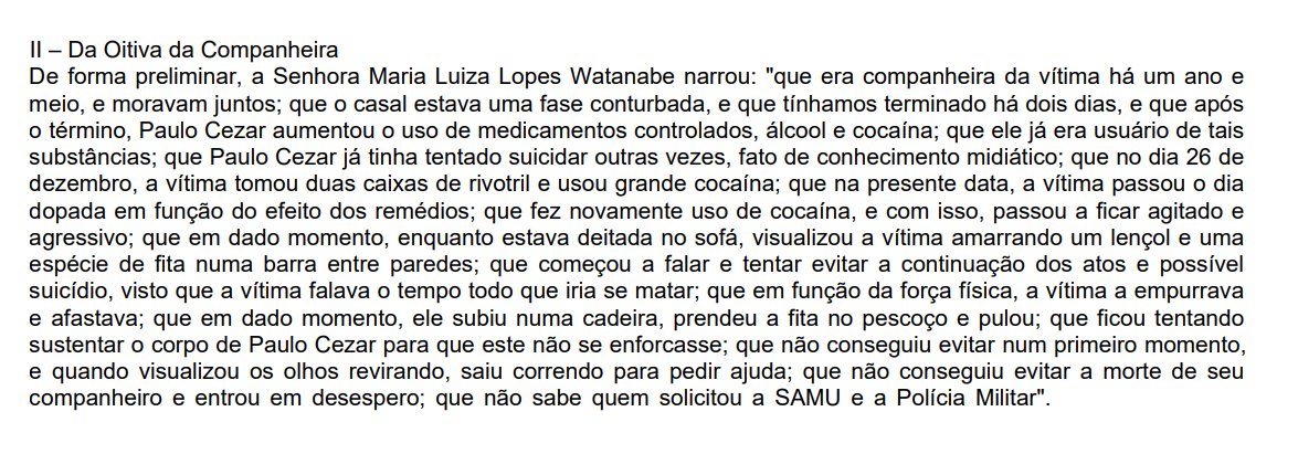 l03n27's tweet photo. boletim de ocorrência da morte do PC

o filha da puta se matou na frente da namorada https://t.co/zdLp2wPrXT