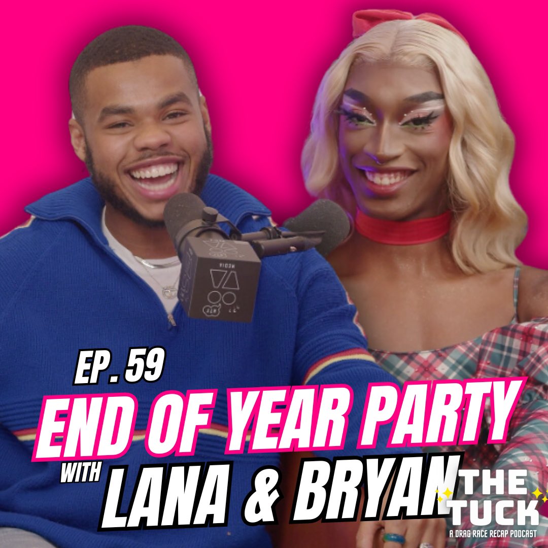 TheTuckPodcast's tweet photo. NEW EPISODE ALERT 🚨: Gurliesssssss, check out our last episode of Season 2 with @lanajarae and @bblbryan out now on Spotify, Apple Podcasts, and YouTube! 🫶🏽🔥🩷 #LinkInBio #TheTuck https://t.co/FVXpIbh0L5