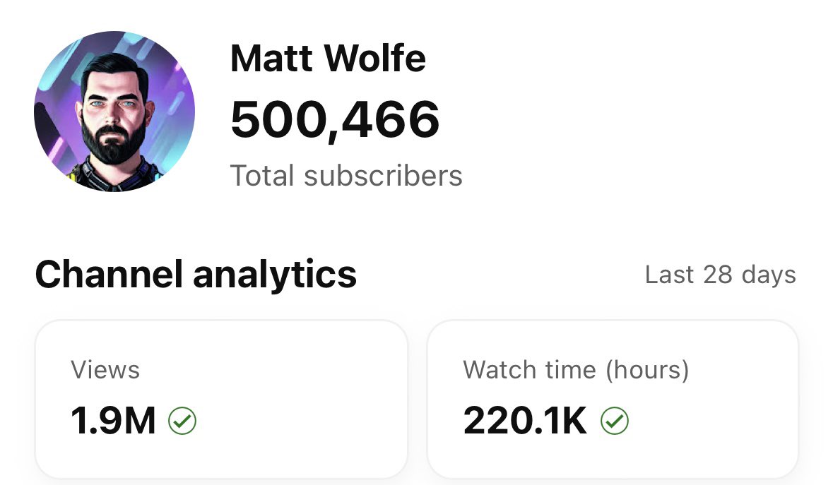 mreflow's tweet photo. Thank you so much to everyone who’s subscribed! Just passed 500k subs!

I never expected YouTube to become my main thing. So crazy! https://t.co/R7YNLoq2hQ