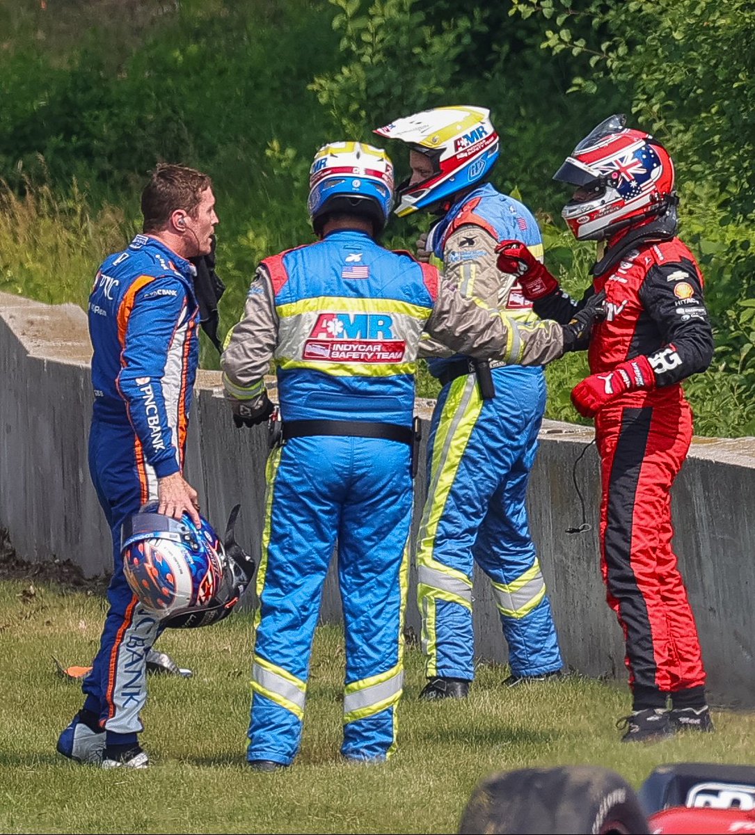 Officialmkmoore's tweet photo. "Difference of opinion ".@IndyCar ,@scottdixon9 ,@12WillPower ,@roadamerica ,@ThePodiumFinish ,#IndyCar ,#teamtpf https://t.co/sAdBrPfVNT