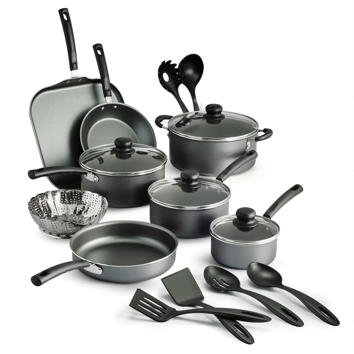 SummitZones's tweet photo. Tramontina Primaware 18 Piece Non-stick Cookware Set
.
https://t.co/VKlAQj3gSb
.
 #familymeals #friendsgiving #sundaydinner #cookinghacks #summitzonesupplies https://t.co/SMDBx6OAsO