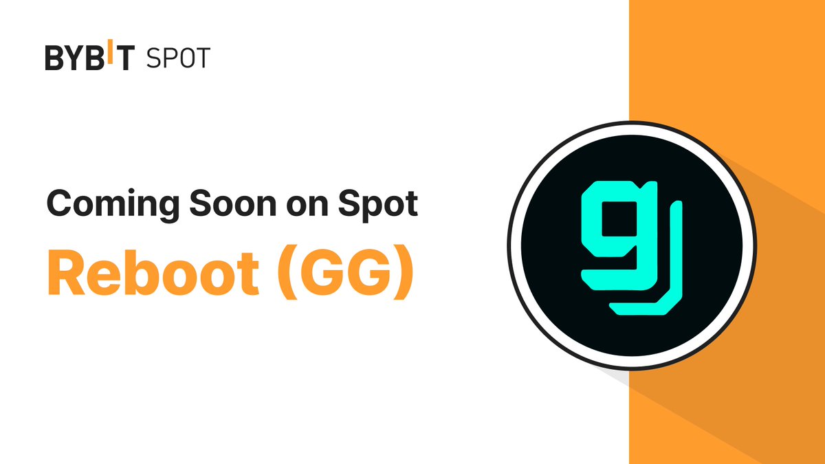 📣 #Bybit is excited to announce the upcoming listing of $GG on our Spot trading platform, with Spot Grid Bots function available! <a href="/rebootgg_/">Reboot</a>

🗓 Listing time: Dec 29, 2023, 10AM UTC

A grand prize pool awaits! Stay tuned! 👀

#BybitTrading #TheCryptoArk