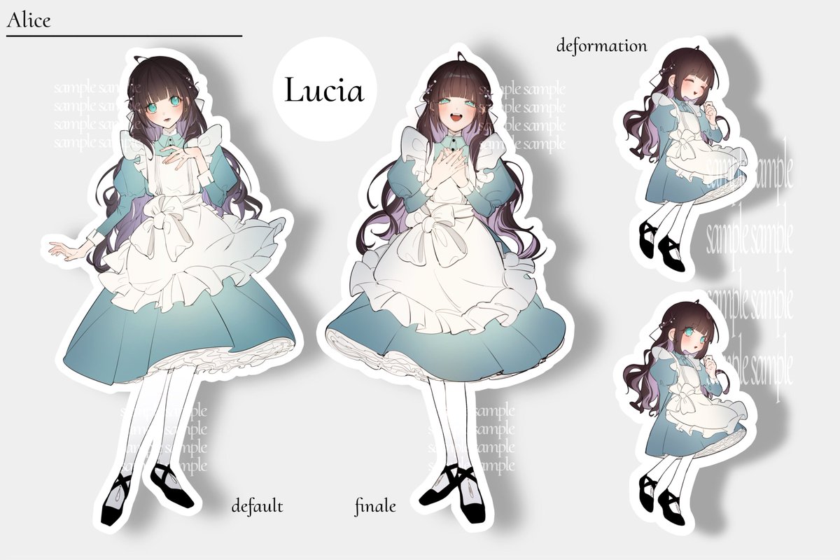 Alice in Musicland/OSTER project Girls collaboration 登場人物6人分