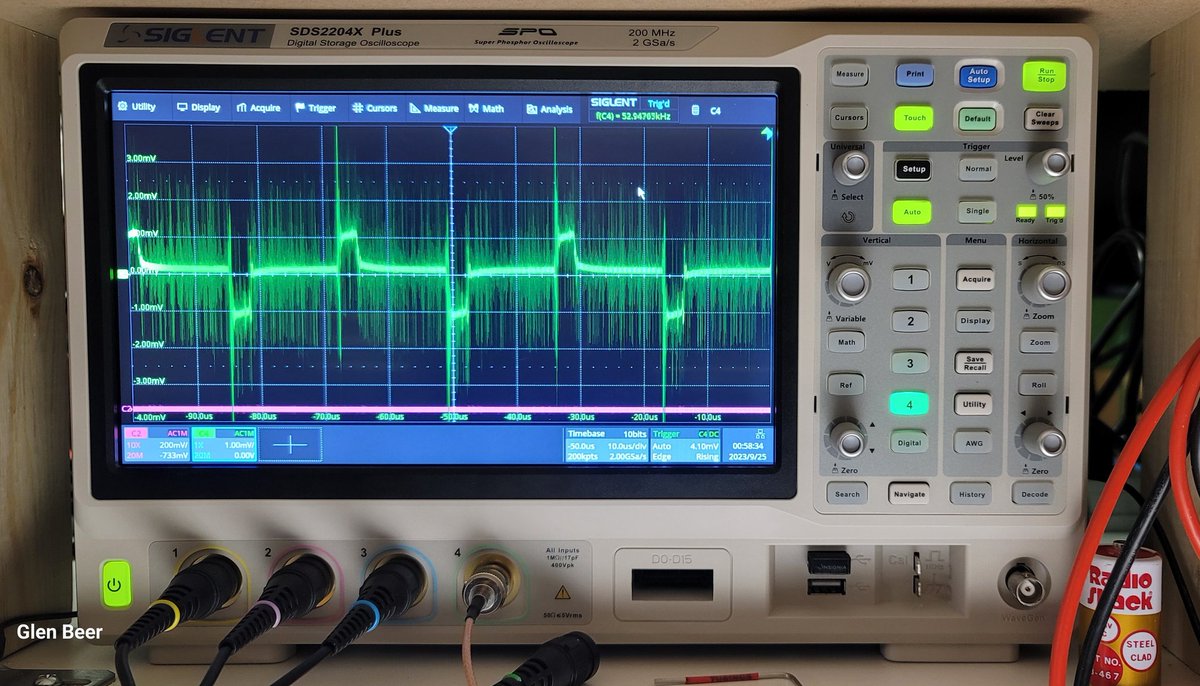 glenbeer's tweet photo. #WaveformWednesday #Siglent #Electronics https://t.co/bSmqRKice4