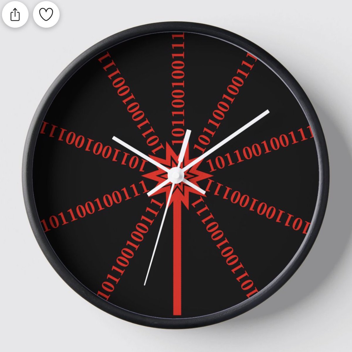 Telexplainer's tweet image. Time for a fiber optic data burst? Cool clock for your office. Choice of styles and color of hands.  zazzle.com/fiber_optic_da… #officeclocks #batteryclock #zazzlemade #telecom #telecommunications
