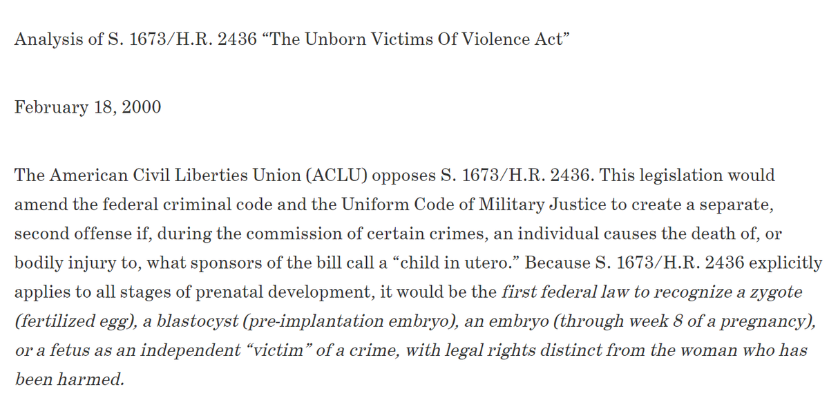 Vixen95Trish's tweet photo. Imagine my shock that the @ACLU didn't support the #UVVA. https://t.co/5H9mXJikzZ