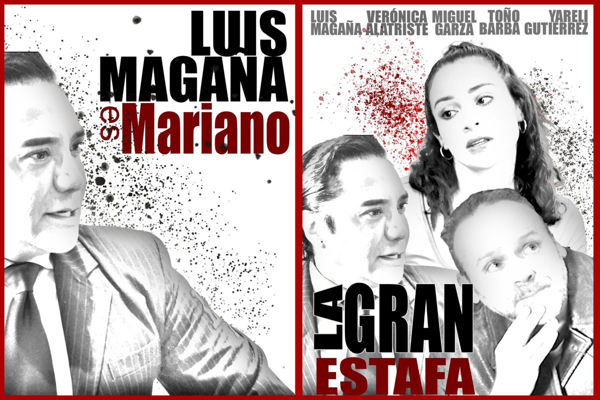 LUISMAGANAMEX's tweet photo. 🎥🎬 Muchas gracias por invitarme a actuar en LA GRAN ESTAFA 🎥🎬 @yhodda @veroalatriste @liviayareli13 @toniobc ✅❤️ Aqui el links para vernos: https://t.co/oBvnfrkFWB 🎬✅🎥 https://t.co/epFGJROVbV