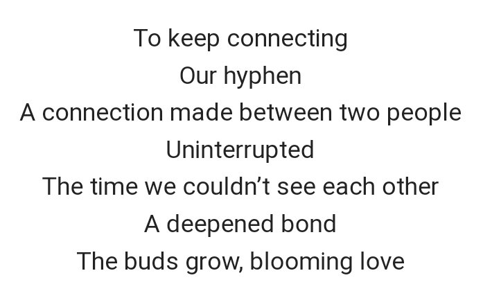ywonniewon's tweet photo. BLOSSOM BY ENHYPEN
"To keep CONNECTING our HYPEN a CONNECTION made between two people uninterrupted the time we couldn't see each other a DEEPENED BOND the buds grow blooming love"

"1,2, Connect" "Always Connect" that will always be ENHYPENs line, FIX IT! #alwaysconnect https://t.co/Qob0GnHVO4
