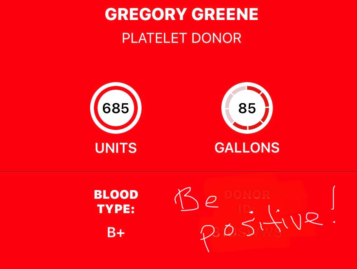 Finished the year with 23 platelet donations and crossed the 85-gallon mark. Thankful for good health and for my phleboto-buddies at @RedCrossTN. #giveblood #giveplatelets