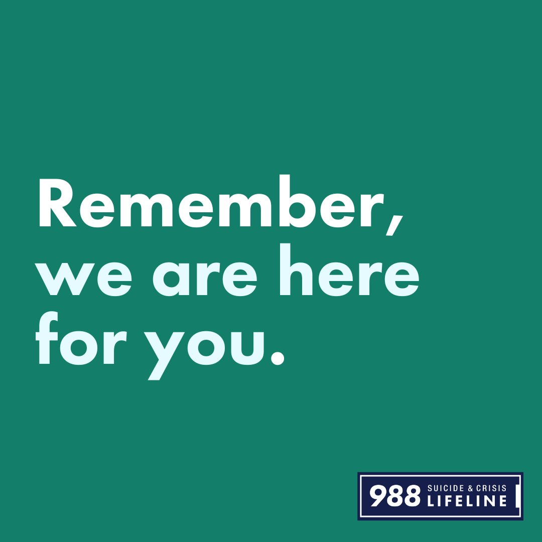 988 Suicide & Crisis Lifeline tweet media