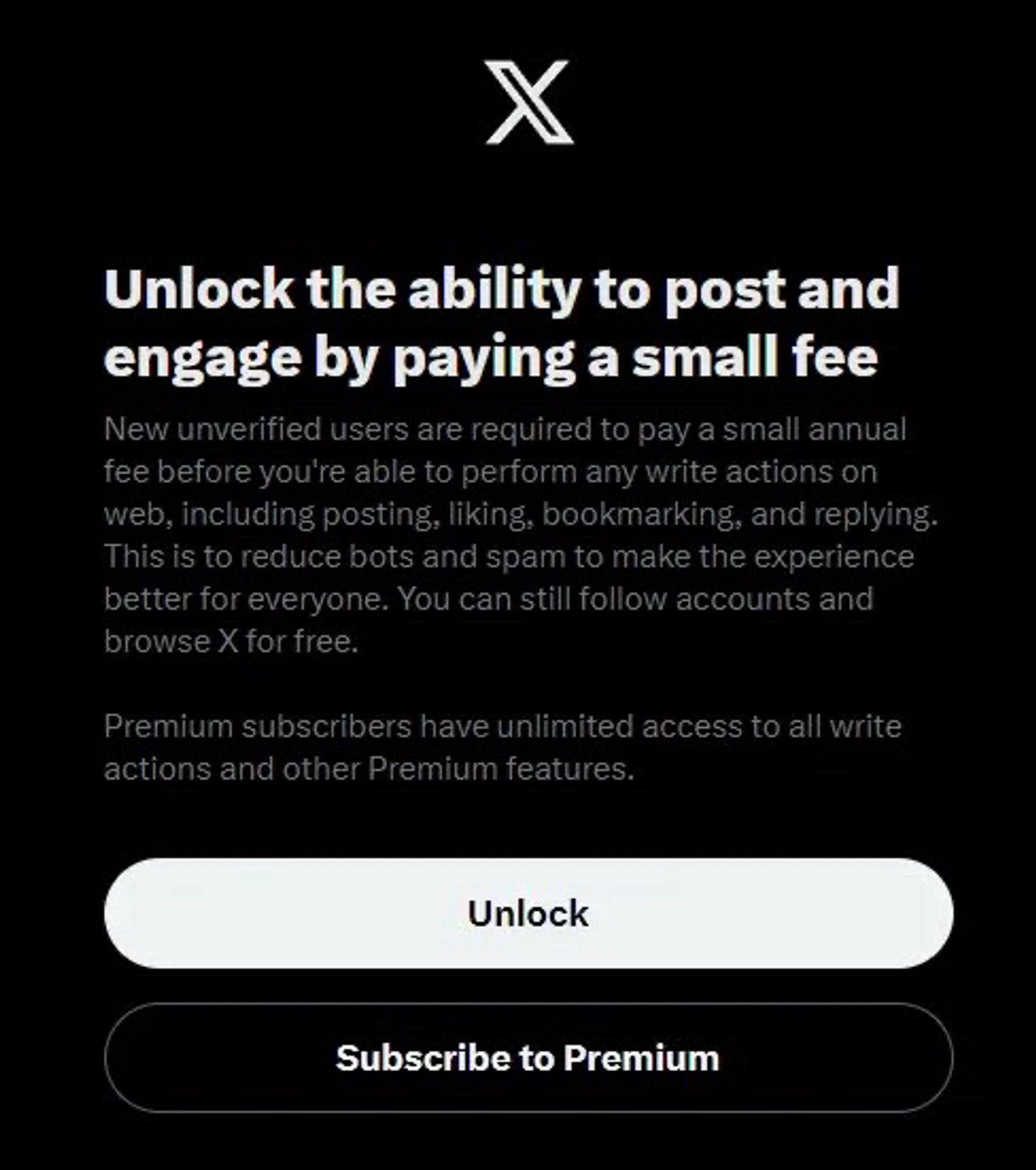 Premium - Be spam free, Be ad free.