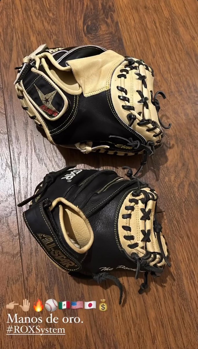 Tapping into the Mexican catching market as well. 🤝🏼🇲🇽🇺🇸🇯🇵💰💪🏼⚾️🎒 #ROXSystem #ROXstradamus
