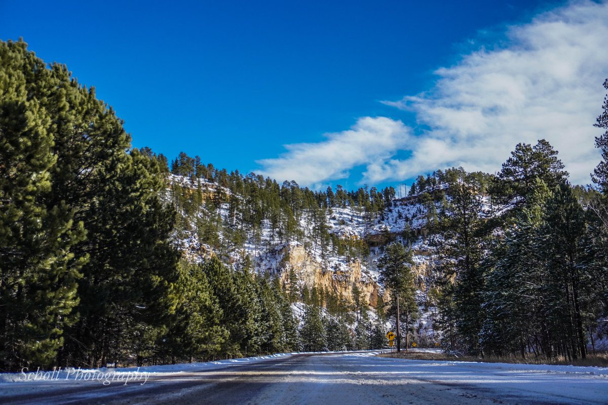 WxScholl's tweet image. What an amazing photography trip through the Wintery Black Hills Landscape today!!! #sdwx 

📸: Sony A6100