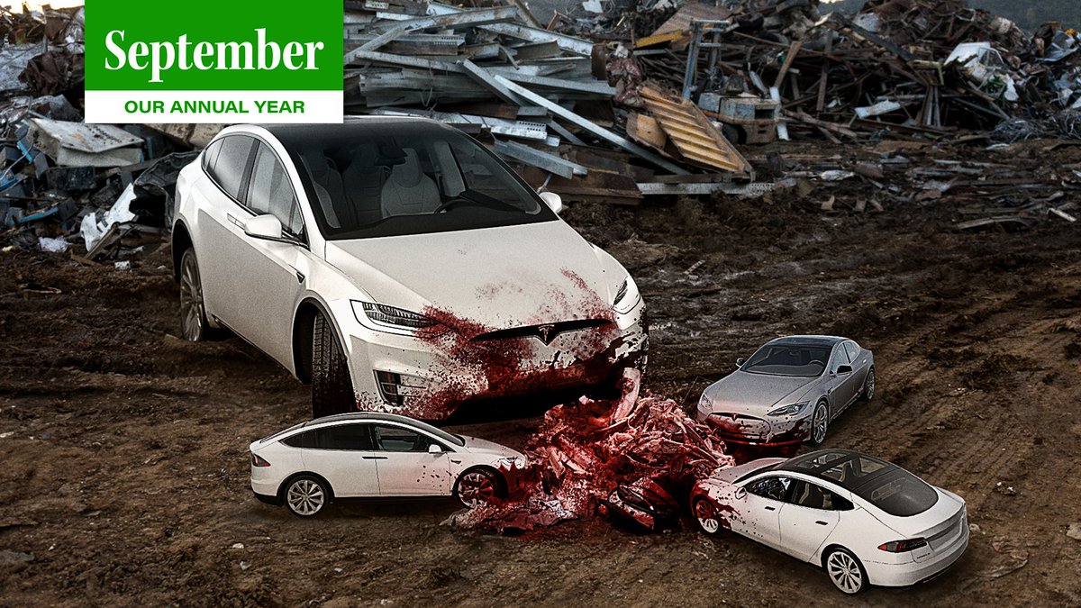 Self-Driving Tesla Regurgitates Pedestrian To Feed Offspring theonion.com/1850797094