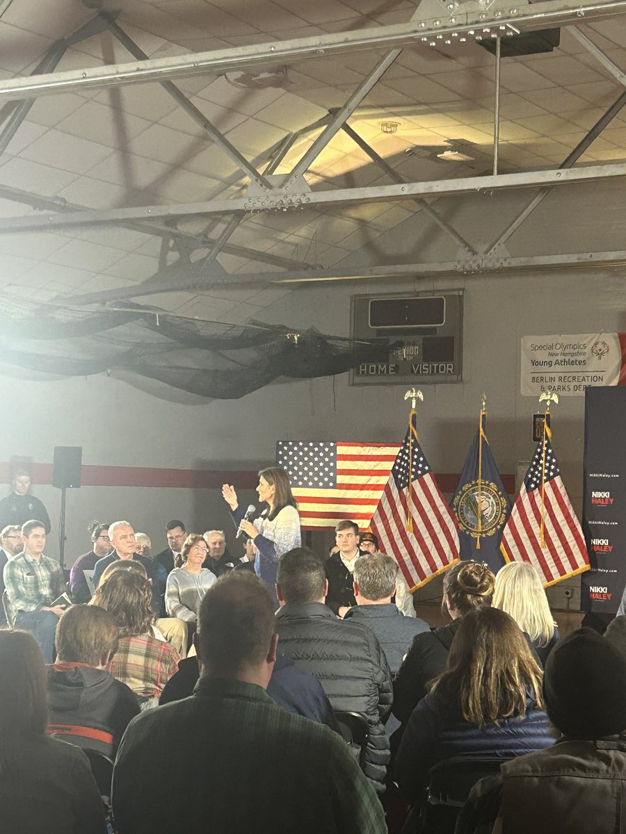 Stunning moment: At a town hall in Berlin, N.H., Nikki Haley was asked by a voter what was the cause of the Civil War. She said the war was about government interfering in people’s freedoms. The voter then called her out for not mentioning slavery.