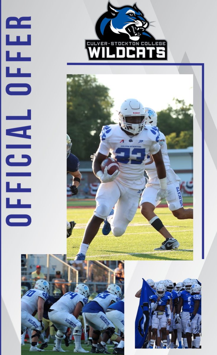 Blessed to have received my fifth official offer to continue my academic and athletic career at Culver-Stockton College 🔵⚪️ <a href="/CoachCutshaw/">Roy Cutshaw Jr</a>