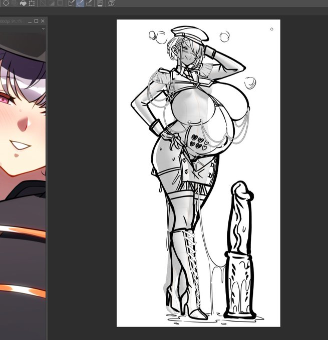 頭が上手く働かないので頭を使わない類の絵を描きます。 