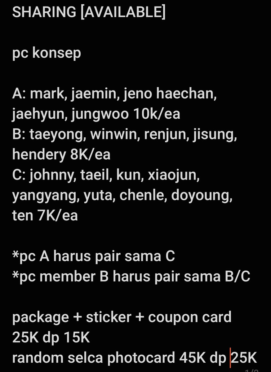 raroiw's tweet photo. [OPEN PO &amp; SHARING] NCT ZONE OFFICIAL COUPON CARD STEAMPUNK VER AND CHRISTMAS VER

fullset:
185K dp 100K (bisa pilih ver)
random selca photocard 45K dp 25K (bisa pilih)

📆 closed date: until sold

✅️ ems tax
✅️ incl pack 
✅️ ada GO dom malang
❌️ adm 🍊

order bisa dm ya https://t.co/wfVvMUh2yb