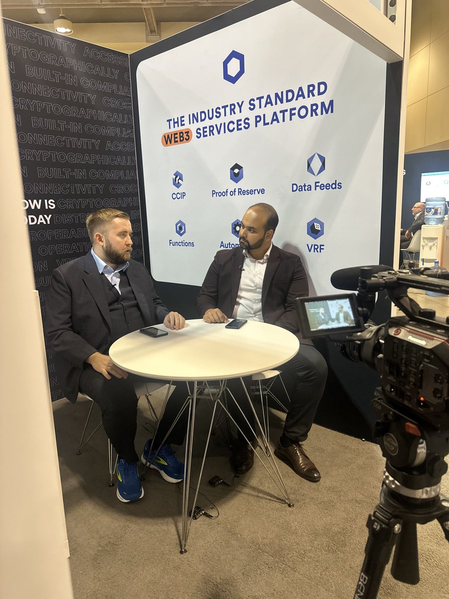 CoinDesk’s @Aoyon_A did a long form deep dive interview with Chainlink co-founder Sergey Nazarov on site at Sibos 2023. I’ll share the full video link below