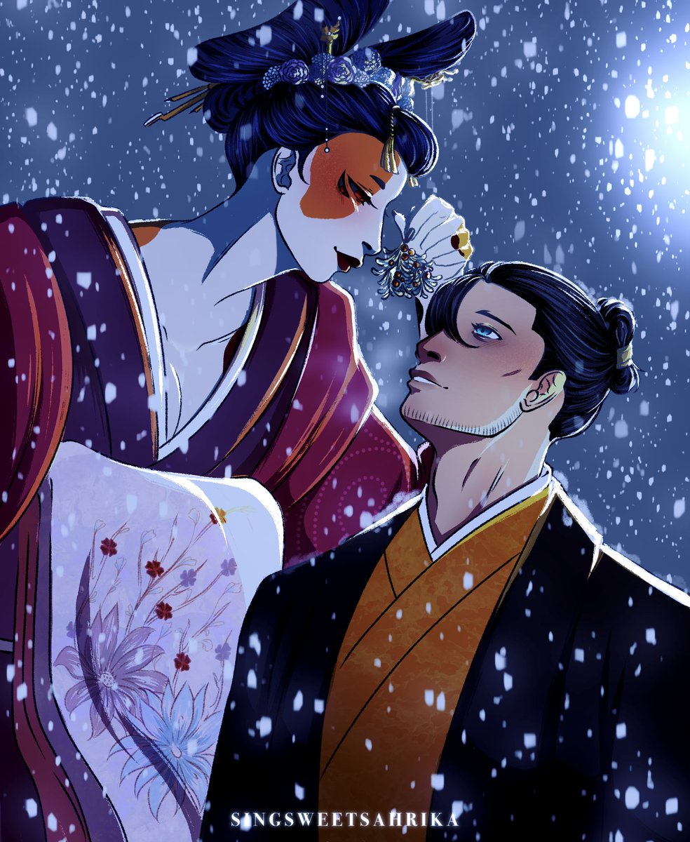 SSSahrika's tweet photo. Mai indulging herself in unfamiliar holiday traditions 🩵 #JosuijiArt #koisona https://t.co/q0svxGMSYl