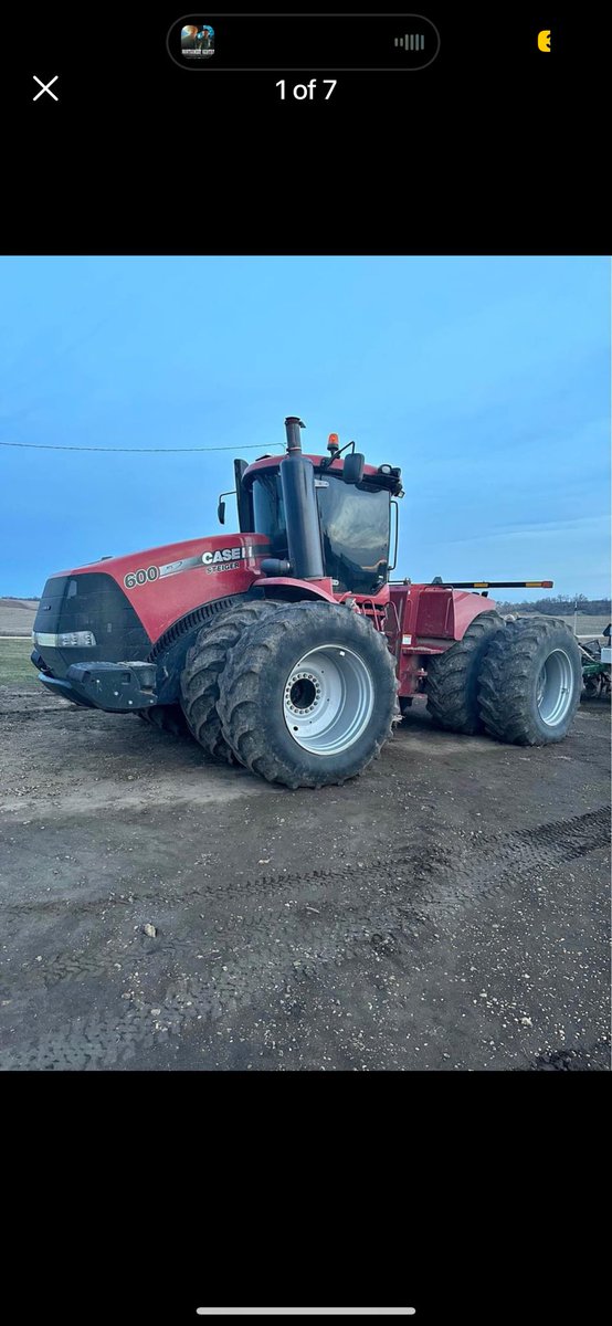 JacobsenJaden's tweet image. ‼️‼️❗️ 4 SALE! 
2013 Steiger 600 4,705 hrs, 4 remotes, auto guidance with a pro 700, dual beacons, deluxe cab, most lights are led and the last few are HID, tires are 710r42. Wheel weights and rear weights do not go with. $190K. Eastern IA. Retweets appreciated!
