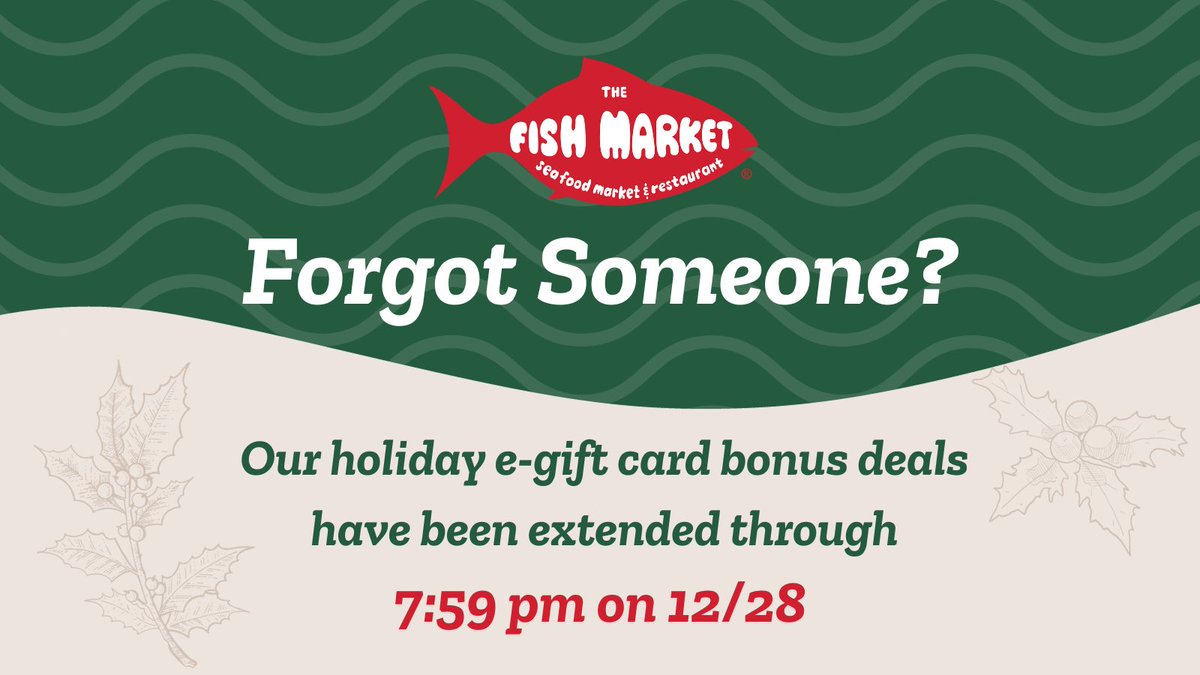 Swim on over and catch this deal before it’s too late! thefishmarket.com/electronic-gif…