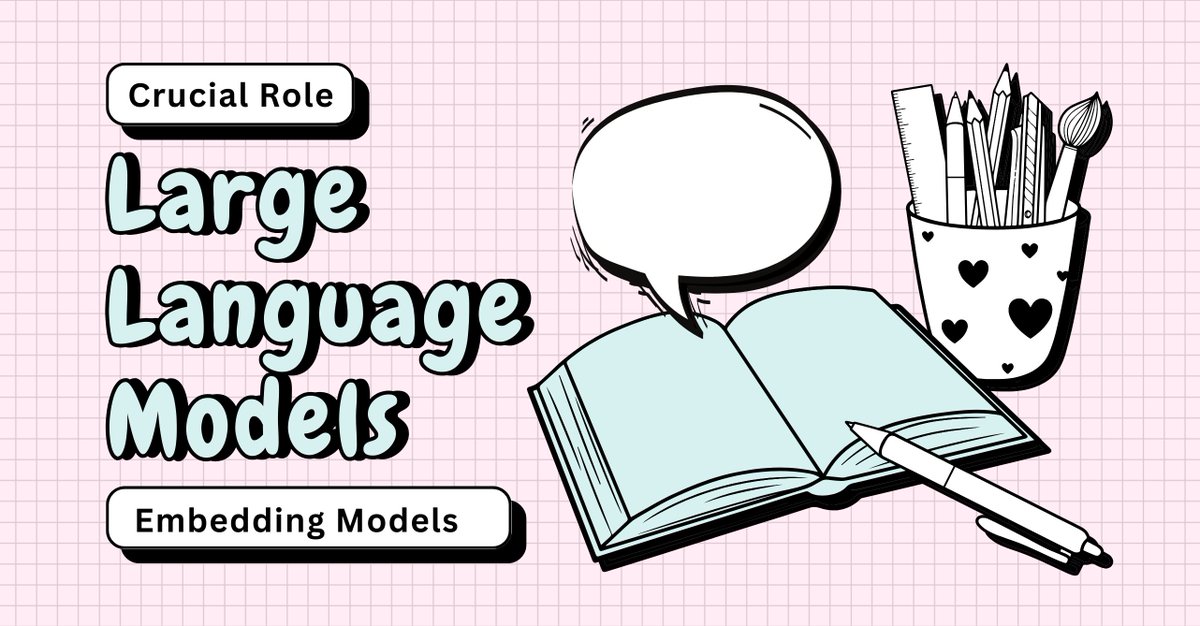 DiskMFR's tweet image. #LanguageModels #EmbeddingModels #AIInnovation #NLP #TechTrends #MachineLearning #DataScience #DigitalTransformation #InnovativeTech #ArtificialIntelligence

Vital Role of Embedding Models in Large Language Systems

🔗diskmfr.com/vital-role-of-…