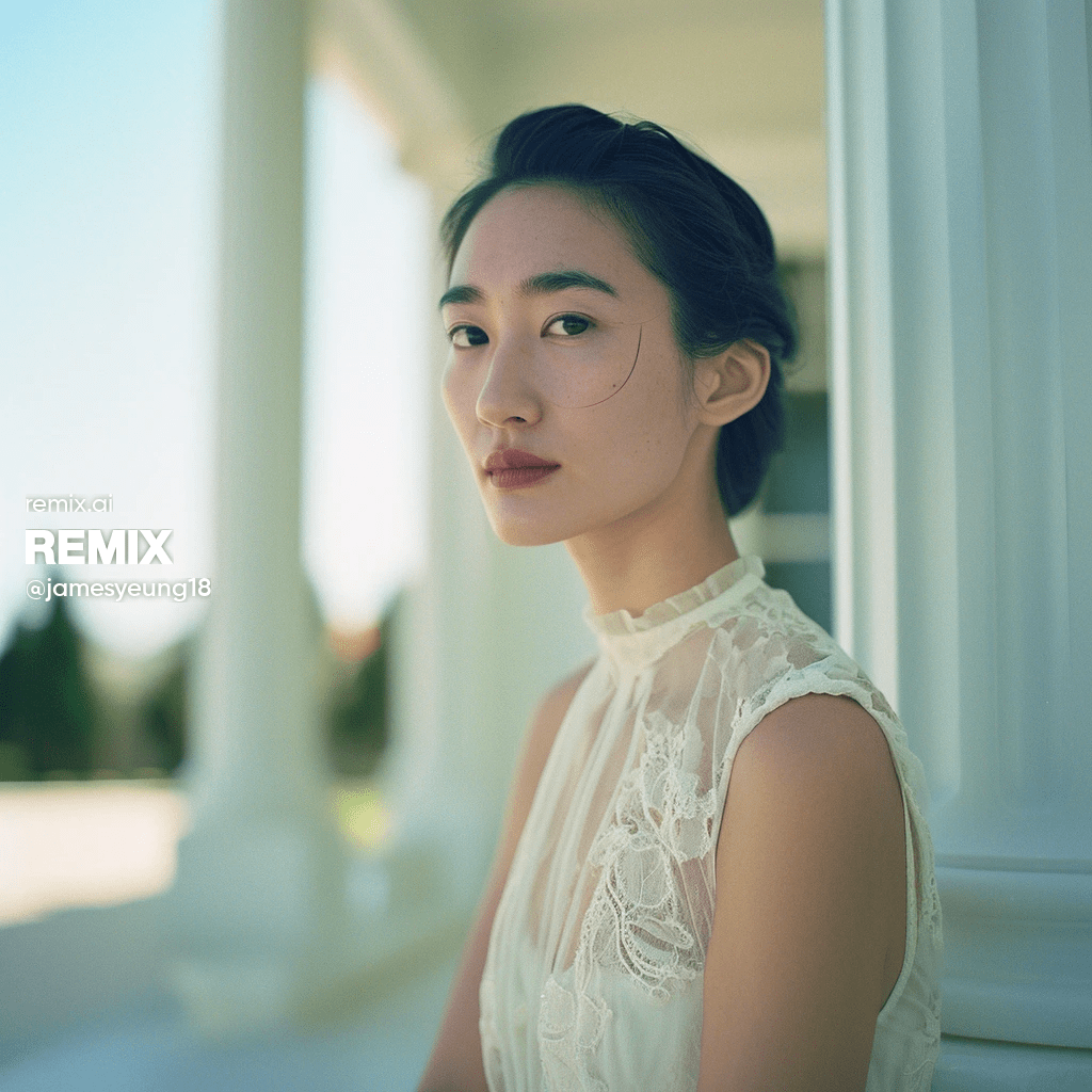 jamesyeung18's tweet photo. Film Images on Remix

I am sharing some nice generation of Rolleiflex film images on Remix.  I was inspired by the beautiful islands in Greece as well as the oriental beauty to generate these images.  I used the square format to imitate the medium format film images. Hope you like them!

Base Prompt:  a woman [in a white house / standing or lying in white house] in Greece, in the style of rinko kawauchi, 8k resolution, shot on 70mm, hallyu, vivid portraiture, miwa komatsu, overexposure effect --ar 1:1 --style raw --stylize 50 --v 6

You are invited to join me and many others on @getremixai  👍🏽