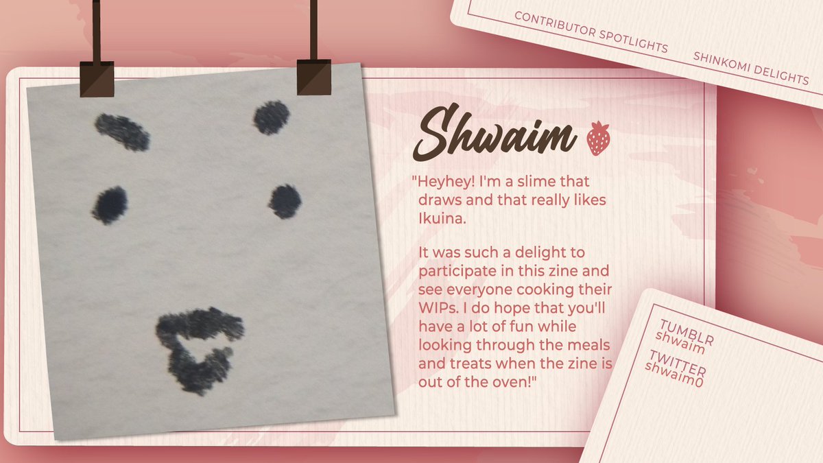 ⭑･ﾟﾟ･*:༅｡.｡༅:*ﾟ:*:✼🥞
Contributor Spotlight Series 
🥞✼:*ﾟ:༅｡.｡༅:*･ﾟﾟ⭑

We're shining the spotlight on <a href="/Shwaim0/">@shwaim.bsky.social</a>, whose work exudes a captivating blend of stimulating energy and playful charm.  We're absolutely thrilled to have their piece as one of the covers!