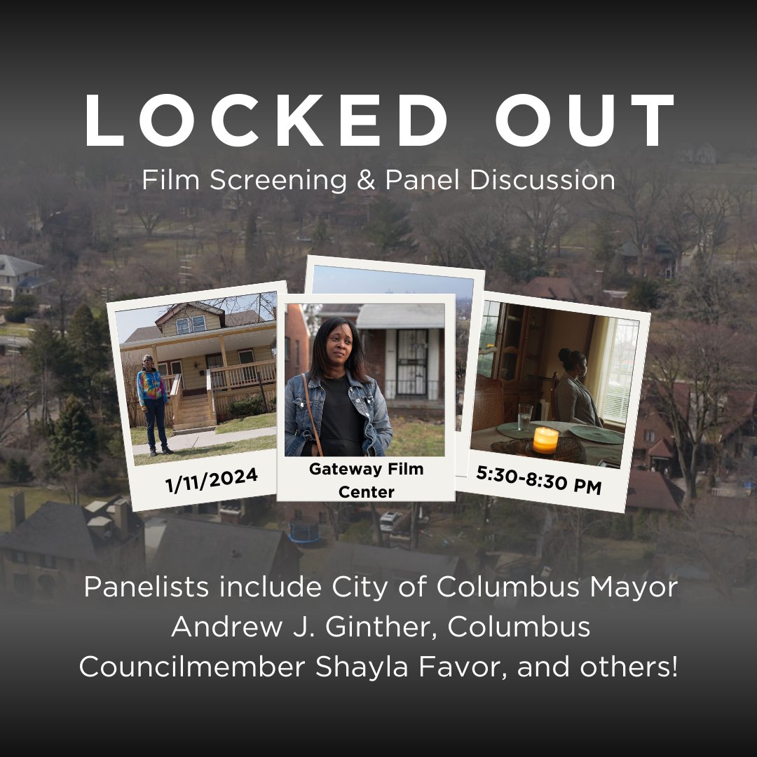 📅 Save the Date! 📅
Join us for an impactful evening at the "Locked Out" Film Screening and Panel Discussion hosted by the Columbus Women’s Commission. 🎬 This event promises dynamic conversations around the housing crisis.
Event Details Here ➡️ tinyurl.com/b7a59k2p