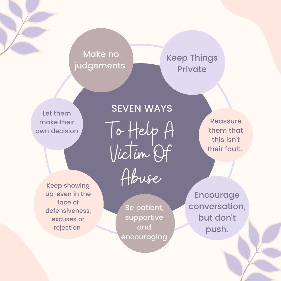 TTG4SAS's tweet photo. 7 Ways To Help A Victim Of Abuse #tendingthegarden https://t.co/3INHDdMn57