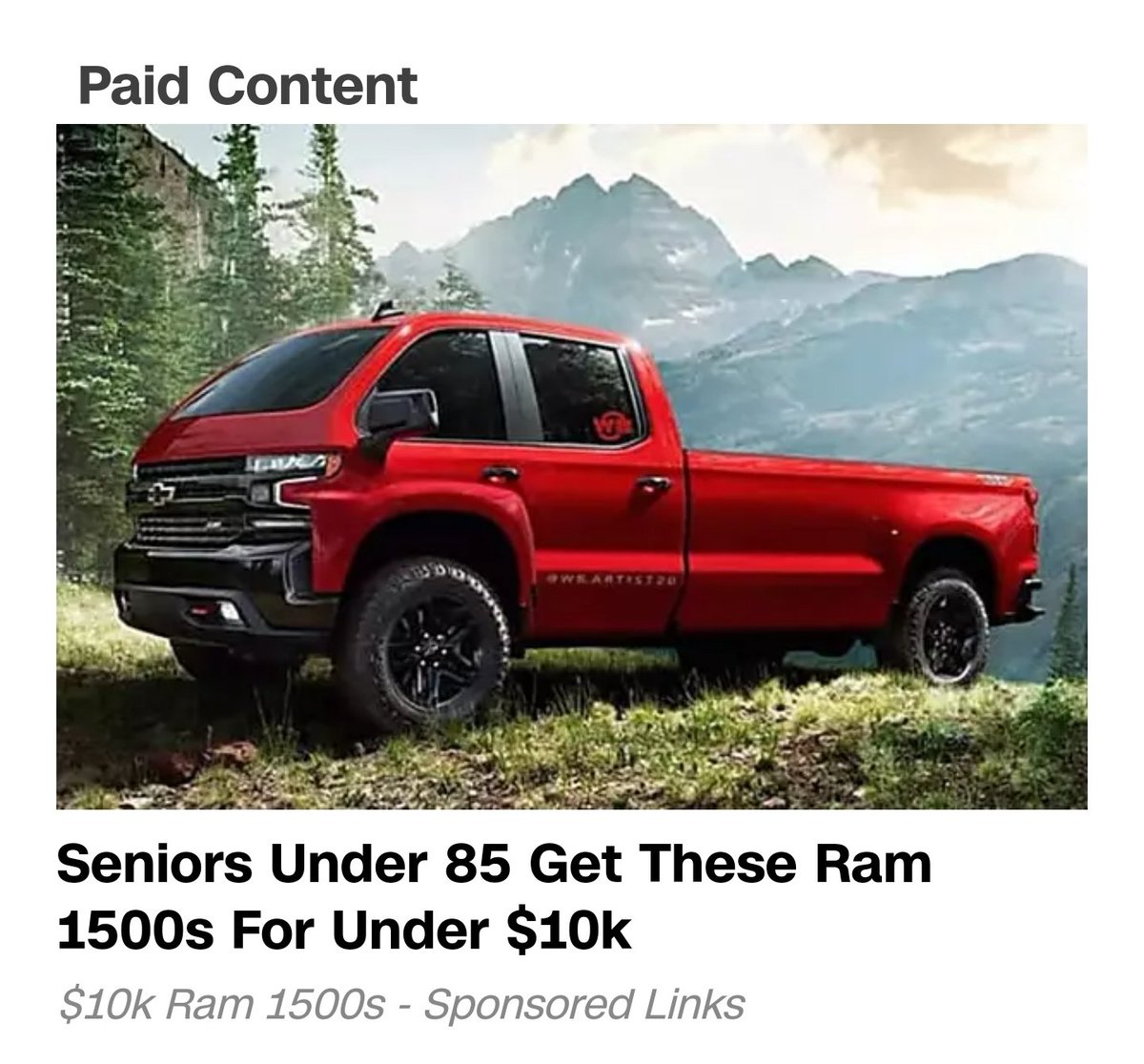 We get our news from companies that don't even give a 5 second glance at what their advertisers are posting.