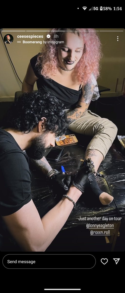 dailylonny's tweet photo. the time lonny tattooed someone https://t.co/8e25S8wnyn