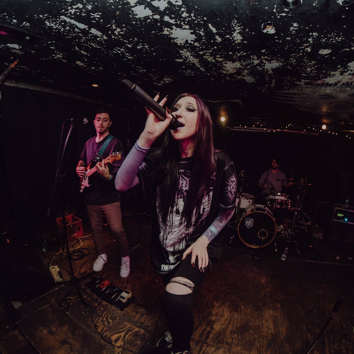 i’m playing a show TOMORROW with my band @TheOceanCure at @thesneakydees Toronto. if you live anywhere nearby, you’re invited! no matter who you are or how well we know each other, i’d love to see you there 🫶🏻
 
#femalefrontedmetal #femalefrontedband tee is #killstar @killstar