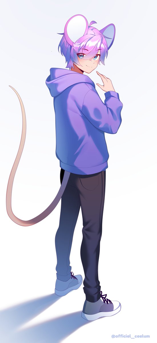official_caelum's tweet photo. Commission🐁🩷 #vtuber https://t.co/a5hq2sSGEf