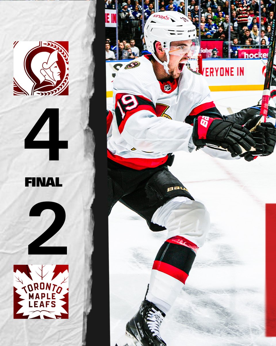 #SENS WIN THE BATTLE OF ONTARIO‼️

#GoSensGo