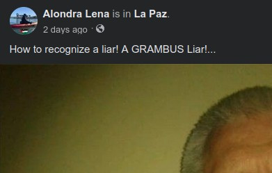 Yo perra, what you invoke my name for? Looks like you are interested in an pissing contest.
So it shall be! Put your seat-belt on, this will go deep, REAL deep, the gloves are off.
I did try to be reasonable.
#AnaSalas #AlondraLena #asalas101069 #PoopySG