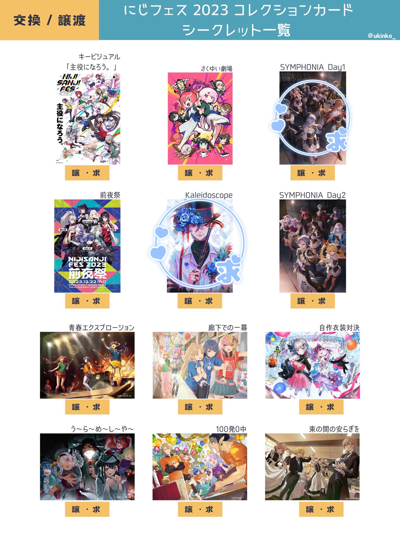 グッズ | にじさんじフェス 2023
