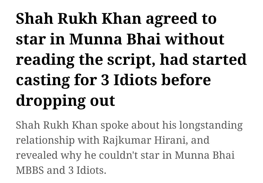 Dunki is a good one-time-timepass film (though too long for the given content) 

But then, why to compare with once-in-life-time legendary films like 3 Idiots, Munnabhai.

Come on, that's call insanity.

<a href="/the_indian_expr/">theindianexpress</a> #Dunki #3idoits #MunnaBhaiMBBS