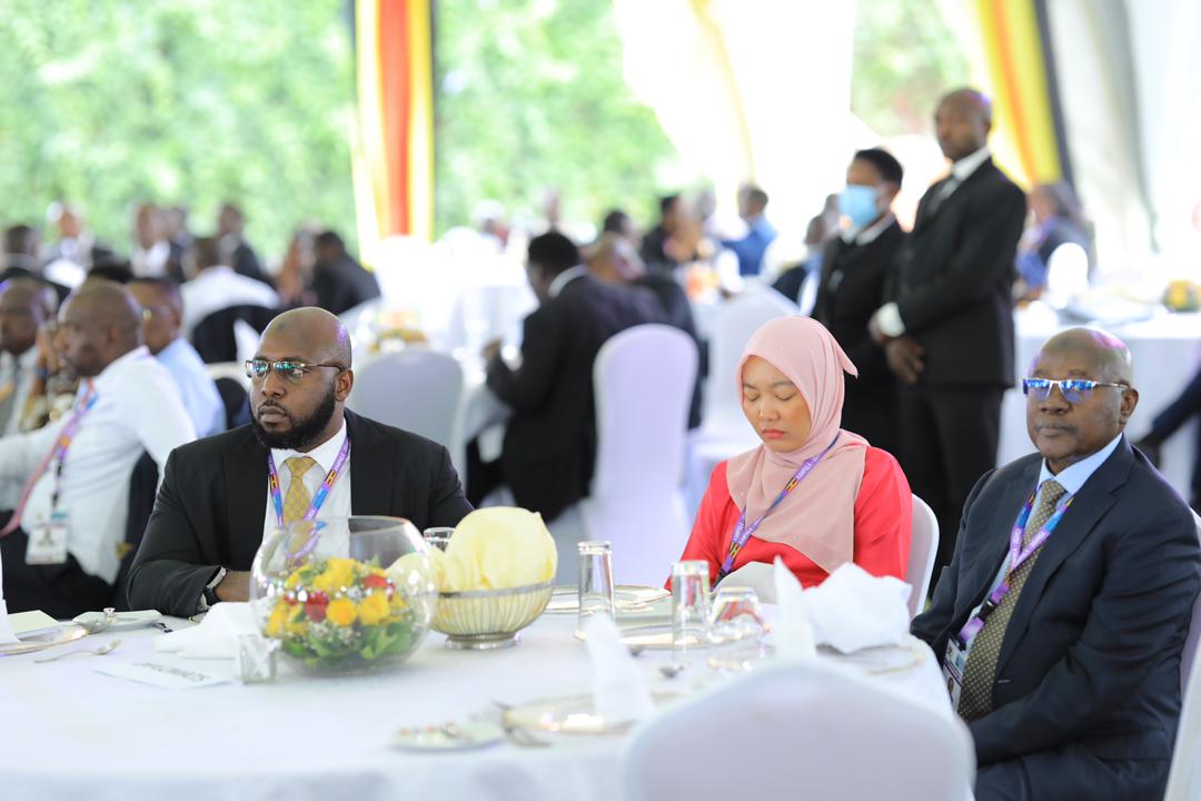 PHOTOS📸: President @KagutaMuseveni shared lunch with #CSPOC2024 delegates at Speke Resort Munyonyo and later on, addressed them.