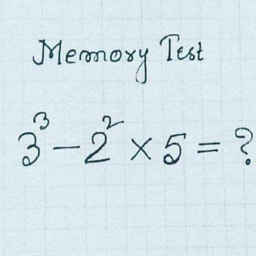 JhalkoRajasthan's tweet image. मेमोरी टेस्ट : बताइये इसका सही उतर  

#MemoryTest #Answer