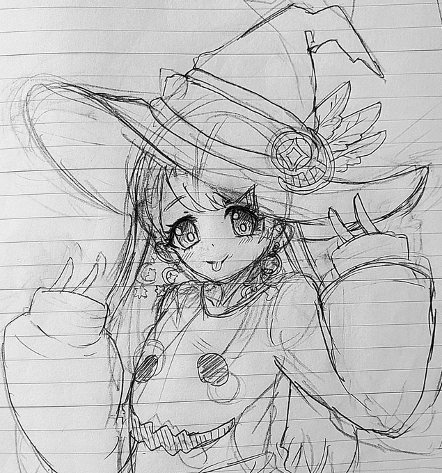 #RaiLine
アナログで申し訳なーい(';ω;`)
お化けライラちゃん可愛かった〜 