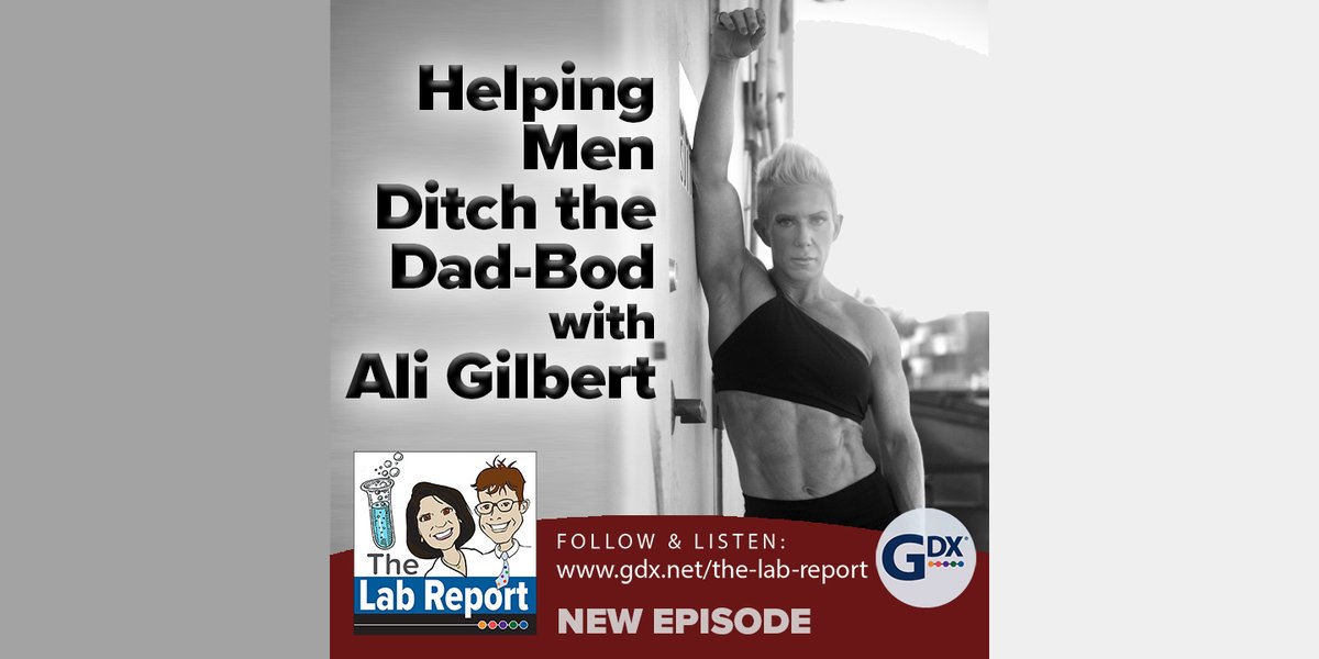 NEW PODCAST EPISODE!
Helping Men Ditch the Dad-Bod with Ali Gilbert

Listen where you get pods or visit gdx.net/the-lab-report
<a href="/thealigilbert/">Ali Gilbert</a> #fitness #podcasts #genovadiagnostics