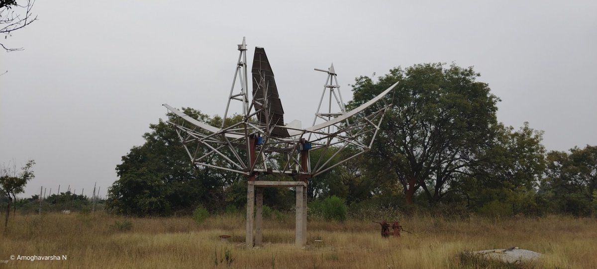 Had a wonderful time at the Gauribidanur Radio Observatory (#GRO) today 😇

#RadioAstronomy #GRO