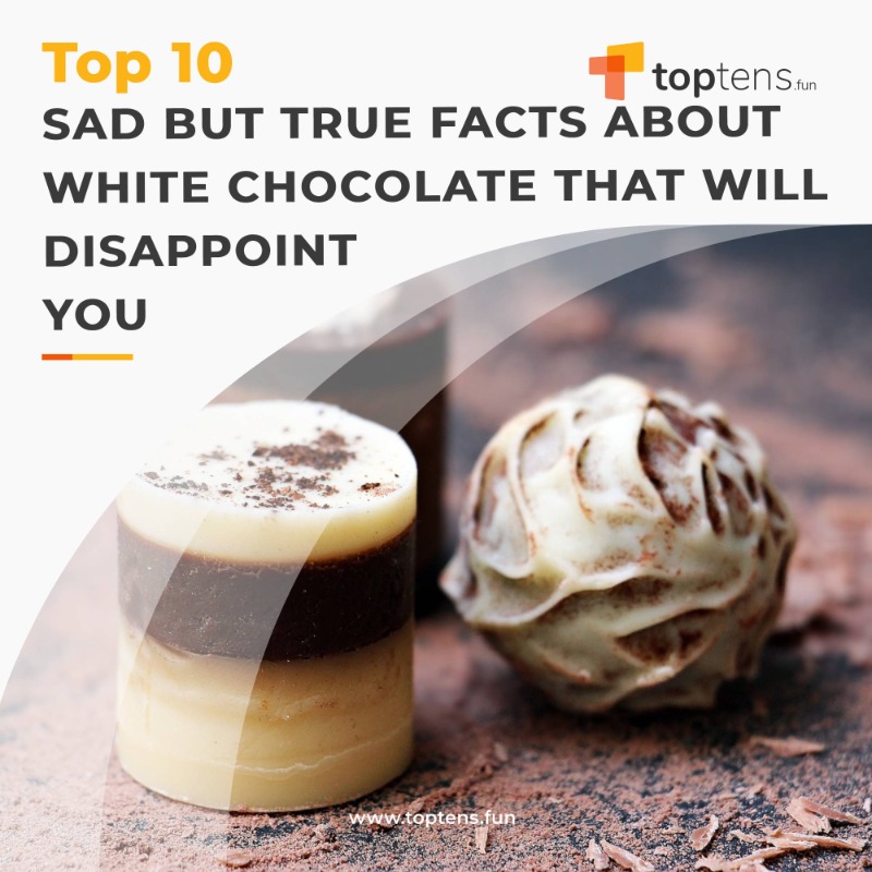 toptens_fun's tweet photo. #WhiteChocolate #Chocolate #ChocolateLovers #Sweets #toptensfun #guiltypleasure