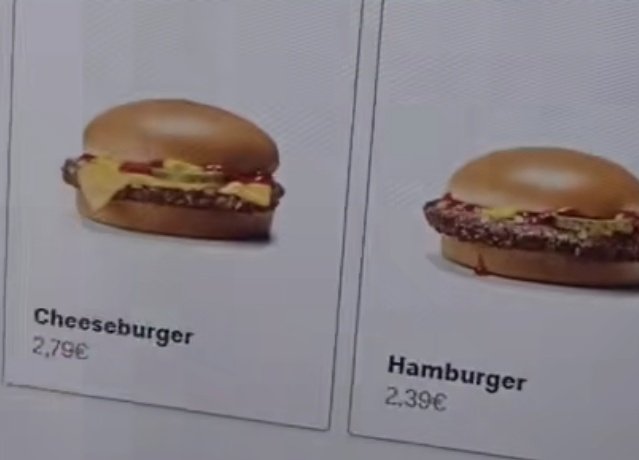 POV: Du kommst noch aus der Zeit, als ein Cheeseburger oder Hamburg noch 1€ gekostet hat 🤭😅