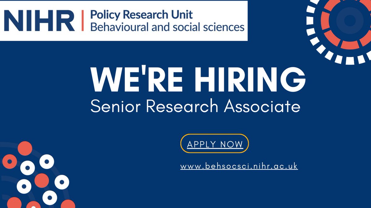 NIHR PRU Behavioural and Social Sciences tweet media