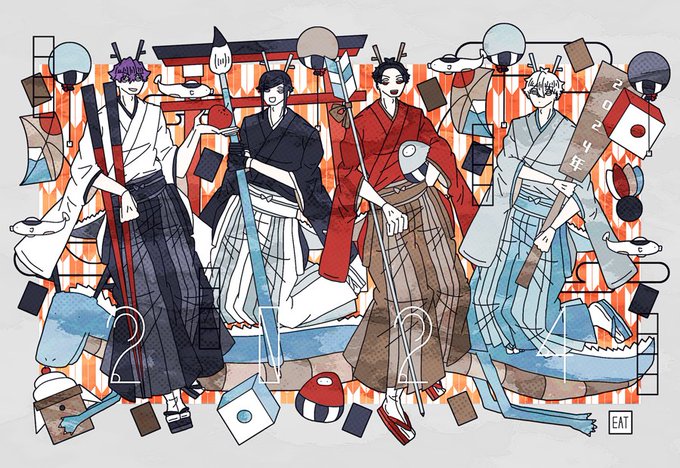 「hakama haori」 illustration images(Latest)｜3pages